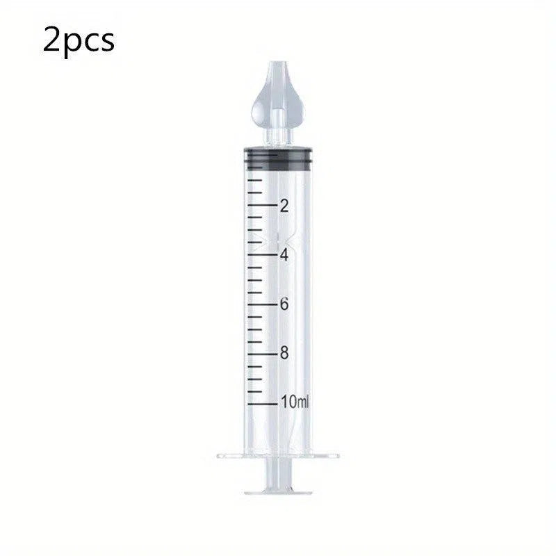 Set de 2 aspiratoare nazale din silicon pentru bebeluși și copii (0-8 ani) - curățare delicată cu aspirație, reutilizabil