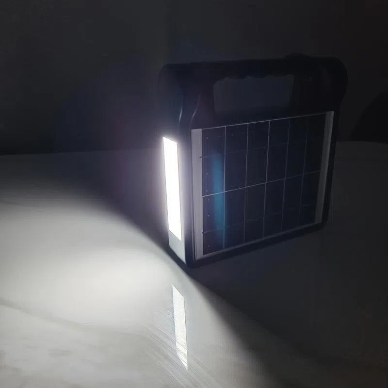 Sistem Generator Solar Portabil NITEK cu LED și Baterie Litiu 6000mAh