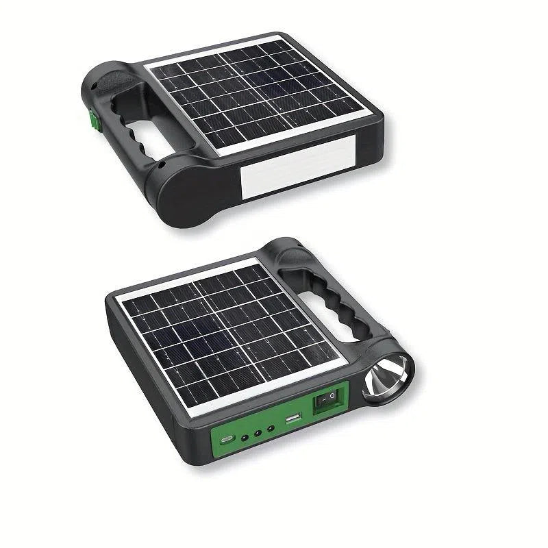 Sistem Generator Solar Portabil NITEK cu LED și Baterie Litiu 6000mAh