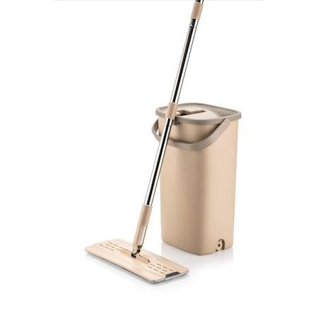 Sistem de Curățare Sillgech Flat Mop, Mop Pliabil cu Găleată