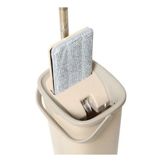 Sistem de Curățare Sillgech Flat Mop, Mop Pliabil cu Găleată