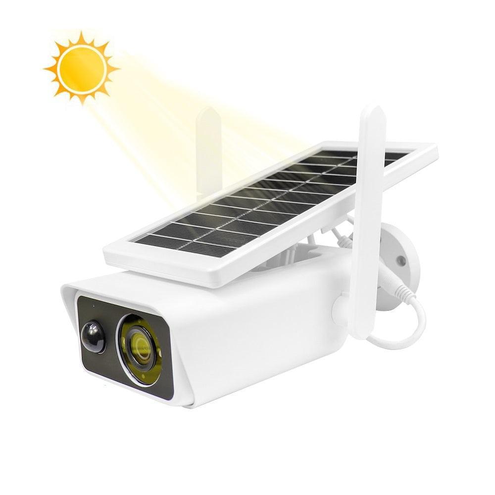 Smart Camera WIFI Exterior cu Încărcare Solară FULL HD 1080p + Suport Card 128GB