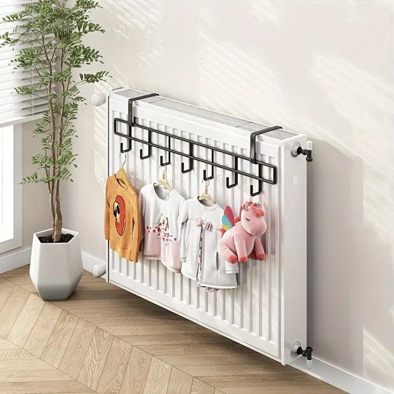 Suport pentru Radiator cu Economisire de Spațiu - Agățător Multifuncțional pentru Prosoape, Haine și Pantofi