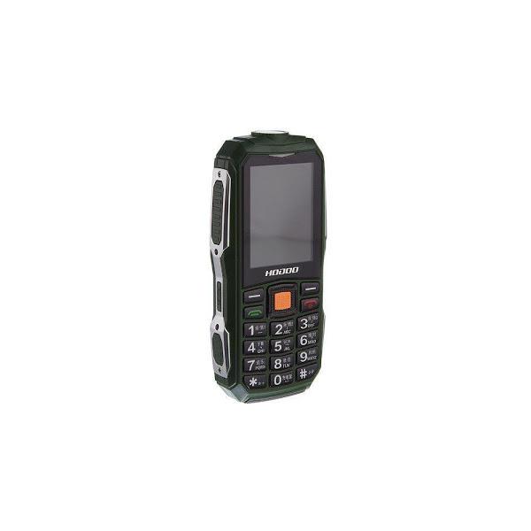 Telefon Militar 2800 mAh, Dual SIM, FM Radio, Lanternă, Verde-Gri