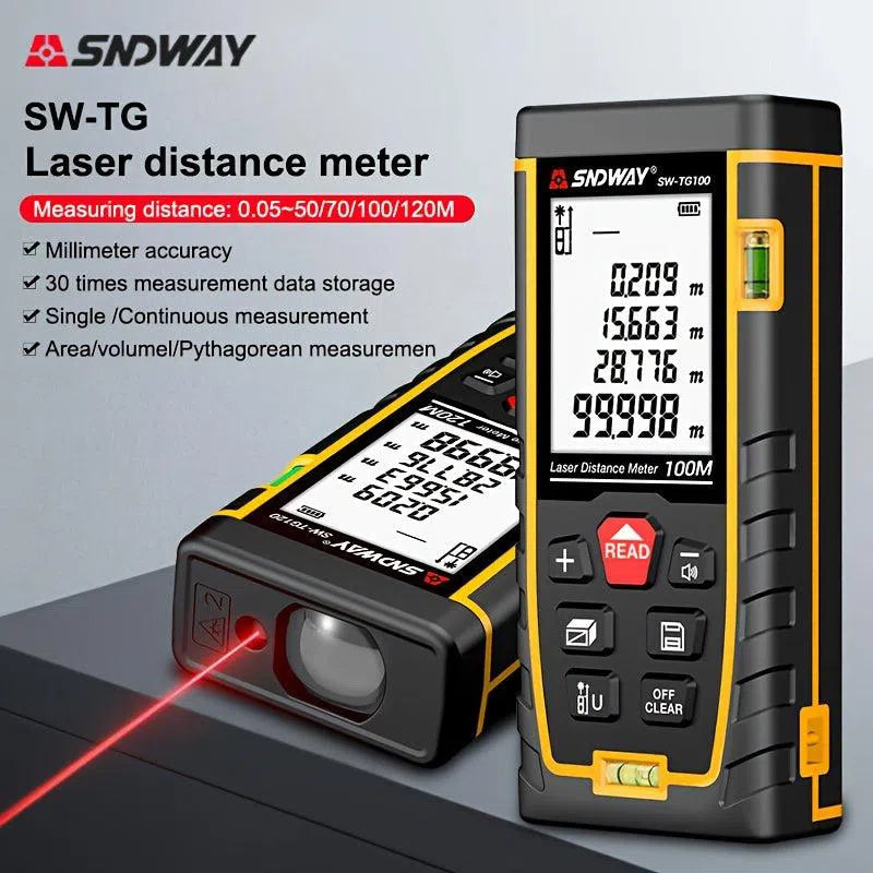 Telemetru Dispozitiv de măsurare a distanței cu laser, precis și ușor de utilizat