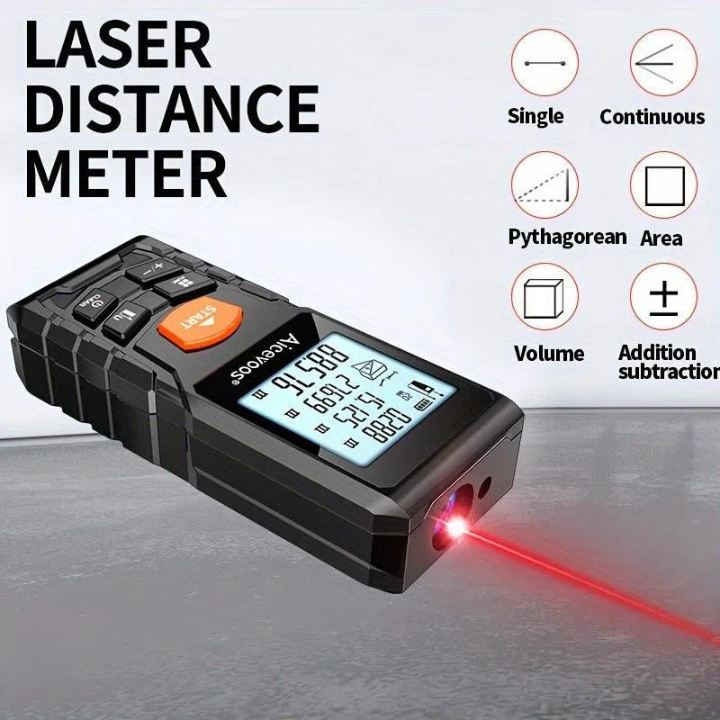 Telemetru digital cu laser Aicevoos, 50M/70M/100M/120M, pentru măsurători precise