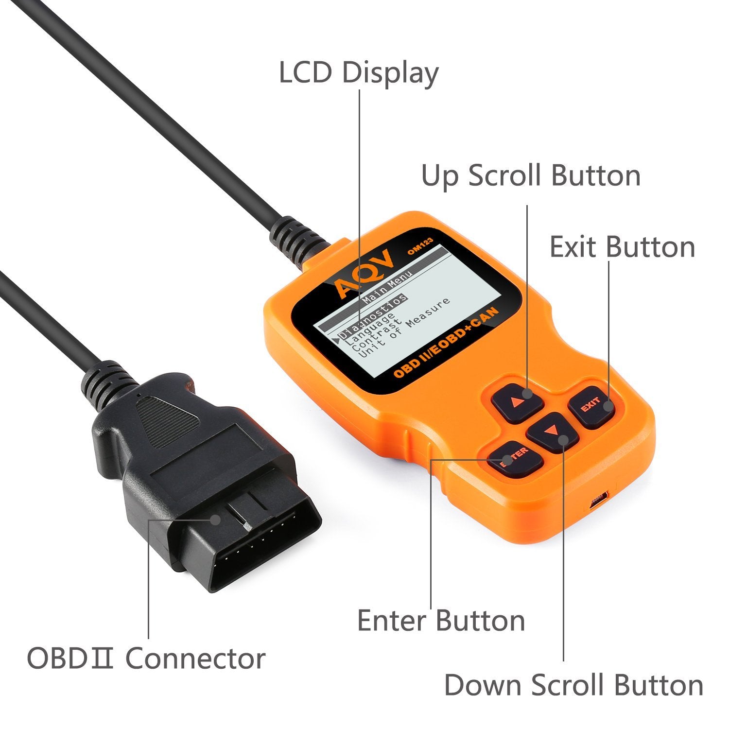 Tester Auto OBD2 Multimarca, Diagnoză pentru VW, AUDI, SEAT, Skoda, ABS, Airbag, Motor