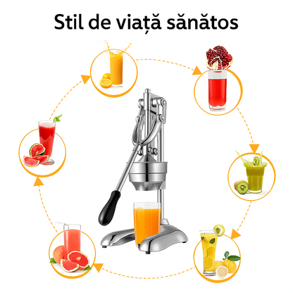 Presă Profesională Manuală pentru Citrice din Oțel Inoxidabil BioloMix™
