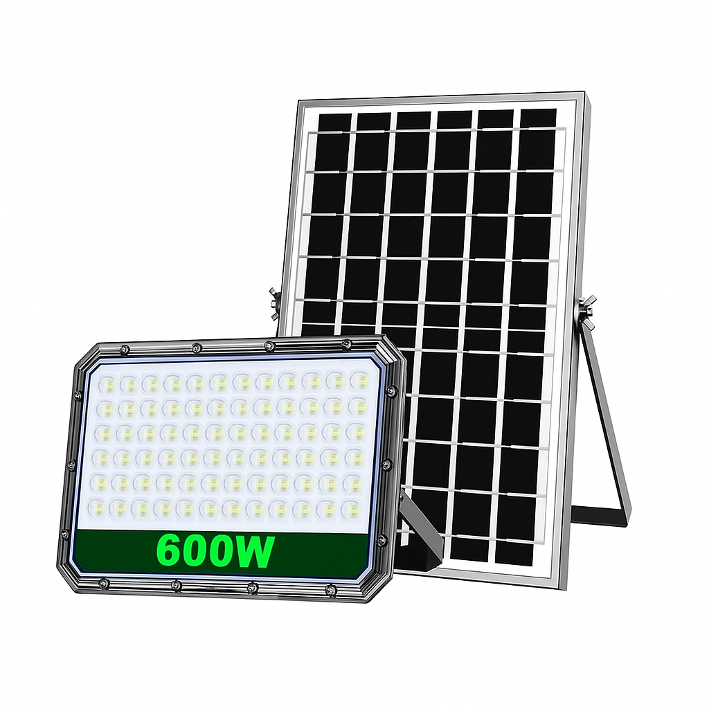 Proiector Solar Jortan Blue 600W 400W 200W 100W Lampa cu Incarcare Solara cu Panou Solar Kit Montaj
