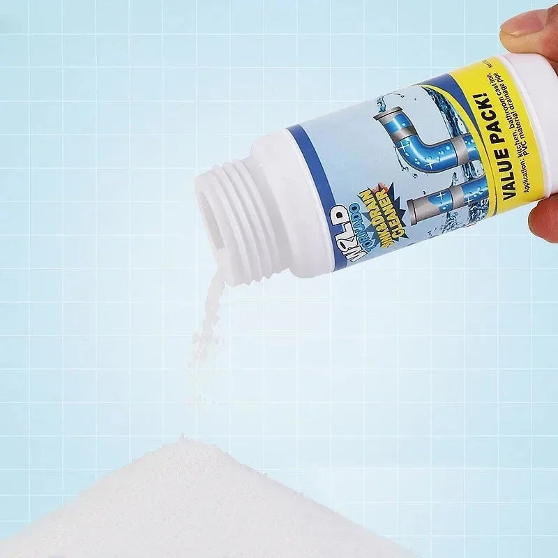 Set 5 Bucăți Soluție Granule pentru Desfundat Tevile de Scurgere 100gr/Container