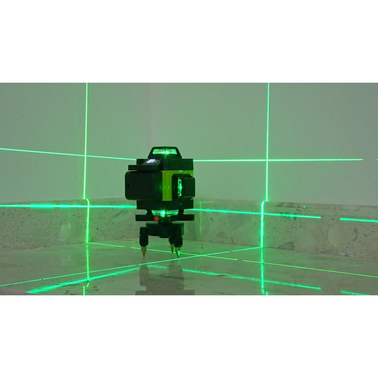 Nivela Laser Verde 4D cu 16 linii