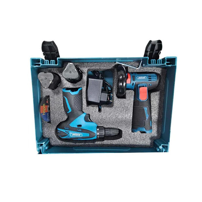 Trusă Profesionalâ 2 in 1 Flex si Bormașină cu Acumulatori 48V + Accesorii