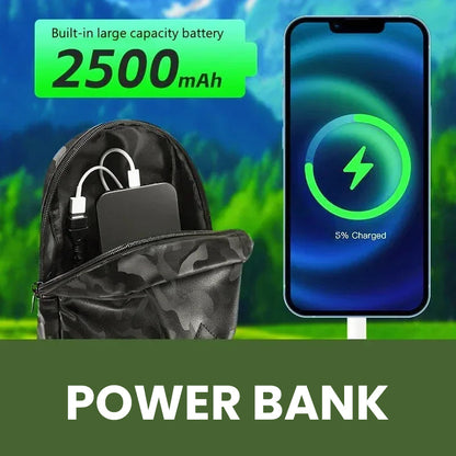 Geantă Multifuncțională 3 în 1 cu Boxă și Funcție de Power Bank, Impermeabilă