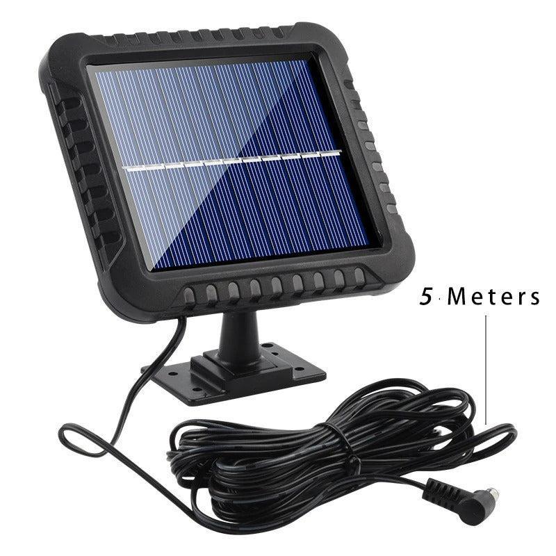 Set 4 Lămpi Solare 100W cu Senzor de Lumină și Mișcare Leduri COB + Telecomandă