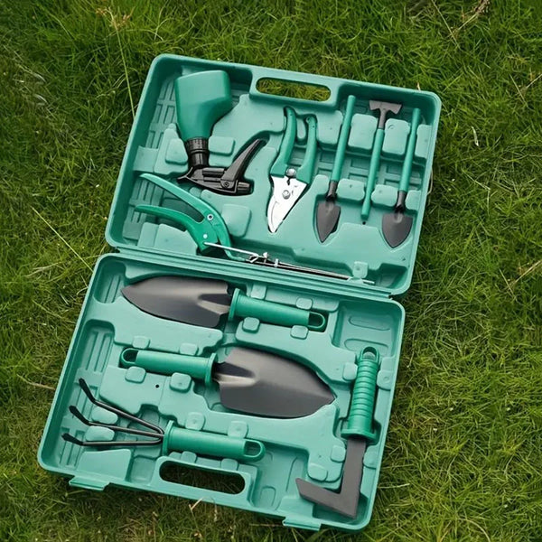 Trusă Completă pentru Grădinarit - Set 10 Unelte - Trusă Transport