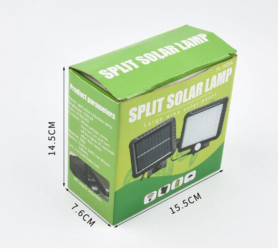 Set 4 Lămpi Solare 100W cu Senzor de Lumină și Mișcare Leduri COB + Telecomandă