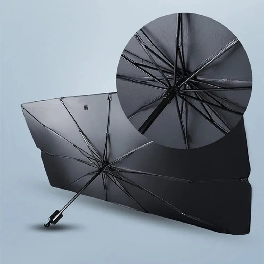 Set 3 Umbrele Tip Parasolar Ușor de Folosit Dimensiuni: 140 cm x 65 cm