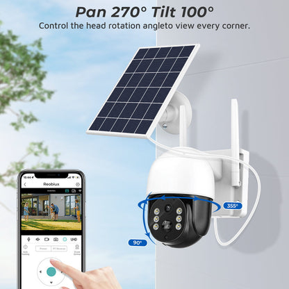 Camera Solara Wifi si Suport SIM 4G + Card 32 GB Vedere Nocturna, Senzor de Miscare