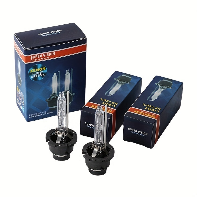 1Becuri HID D2S Alb Diamant 6000K Lumin Cald 4300K Alb Rece 8000K Luminozitate Culoare Faruri Xenon HID Pentru Maini De 12V 2 Buci