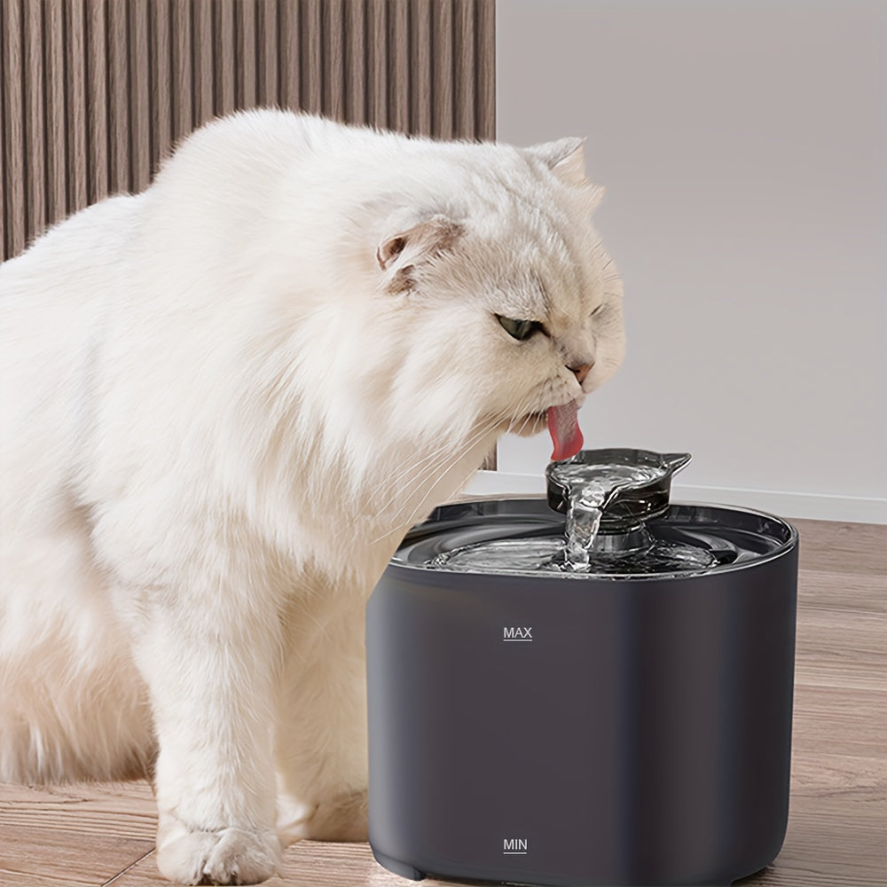 Fntn Inteligent De Ap Pentru Animale De Companie De 22 L Dozator De Ap Pentru Pisici Cu Circulaie Automat Alimentat Prin USB Pentru Alimentare De Interior Pentru Pisici fr Adaptor