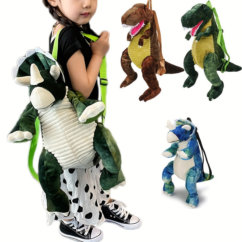 Rucsac 3D cu dinozauri Accesorii cool cu dinozauri pentru biei Rucsac de cltorie drgu cu dinozauri Alegere ideal pentru cadouri