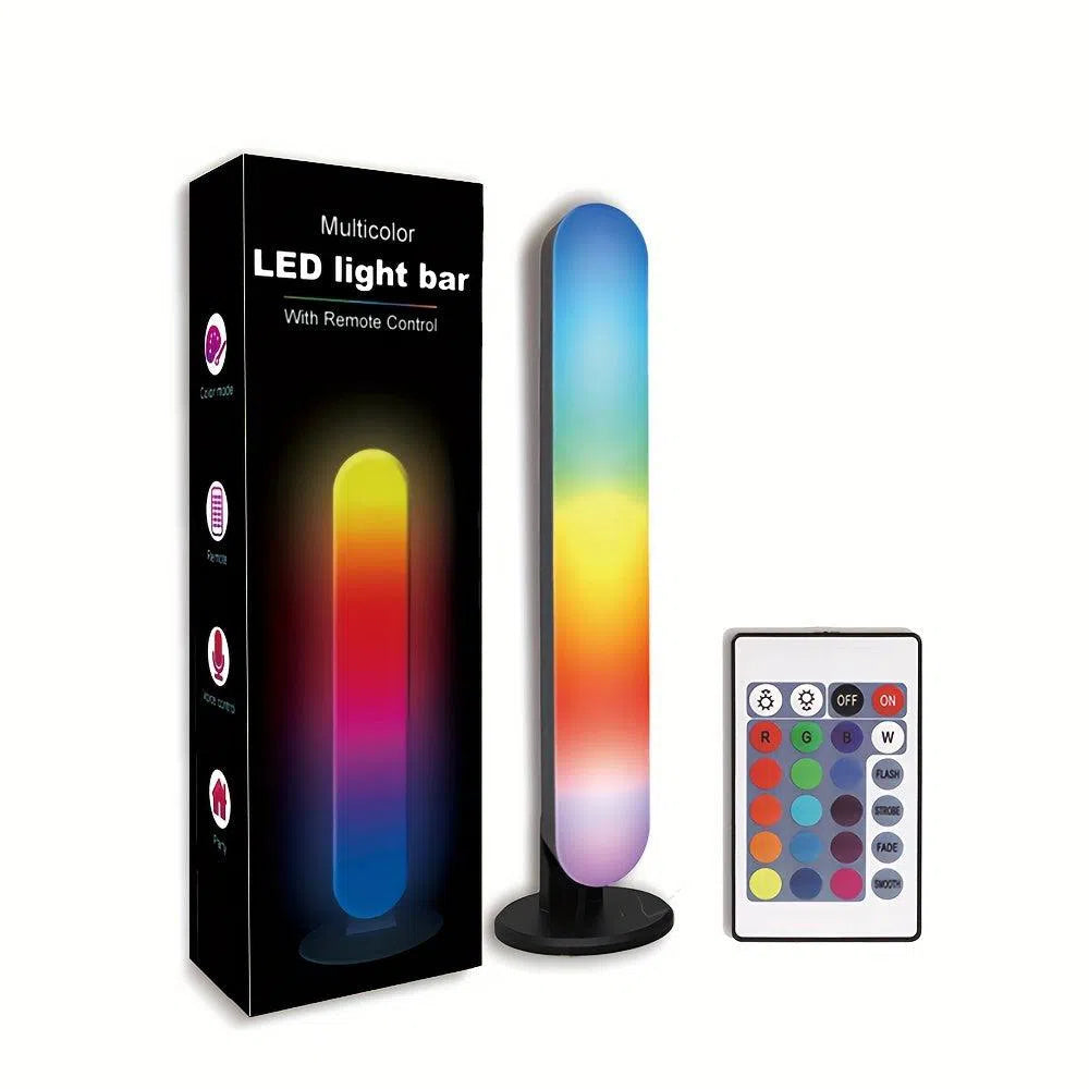 set 2 Bară LED cu lumini RGB, telecomandă IR, sincronizată cu muzica pentru TV și PC