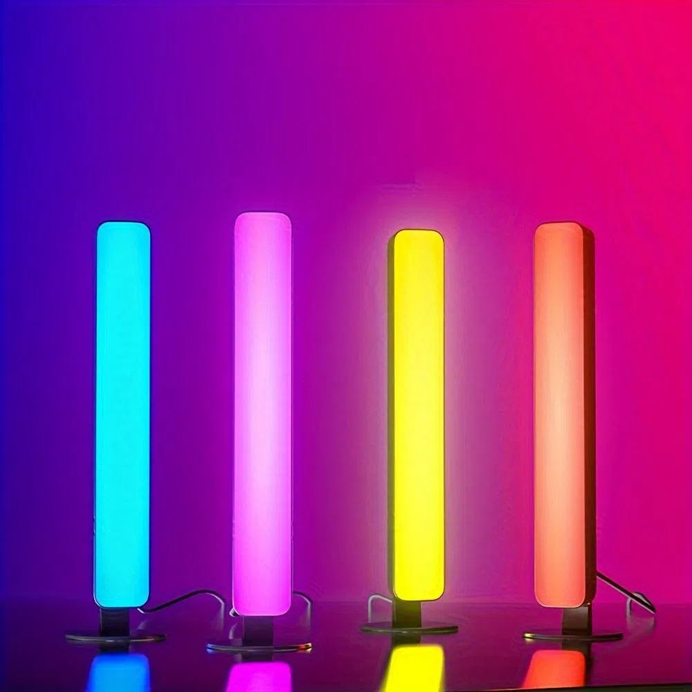 set 2 Bară LED cu lumini RGB, telecomandă IR, sincronizată cu muzica pentru TV și PC